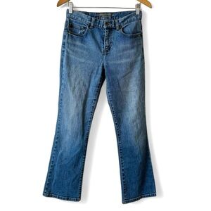 Ralph Lauren Petite Medium-Wash Bootcut Denim Jeans - Size: 2P